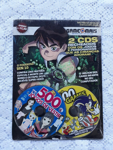 Cd De Jogos Game+mais,raro Vestir, 500 Games-jogos, Ben 10